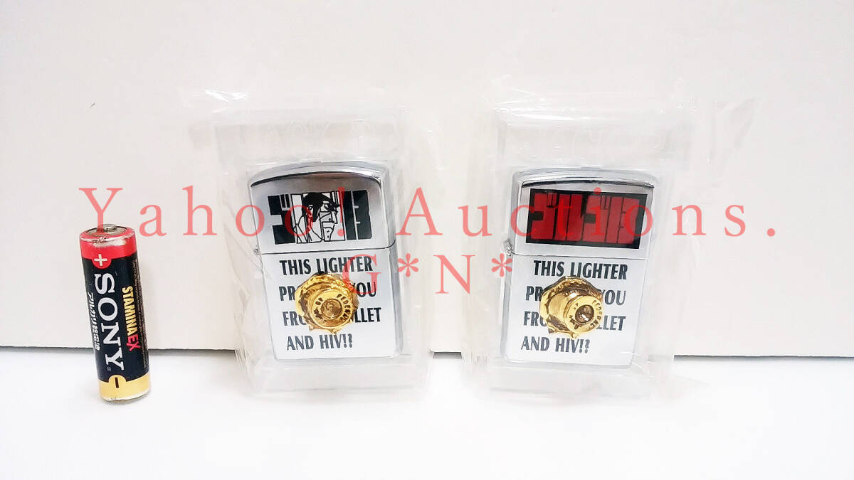 GOLGO 13 BULLET OIL LIGHTER /ゴルゴ13 弾丸 オイルライター 全2種 ※弾丸を貼り付けた!オイル・ライター 新品・未開封品・ケース付拍卖