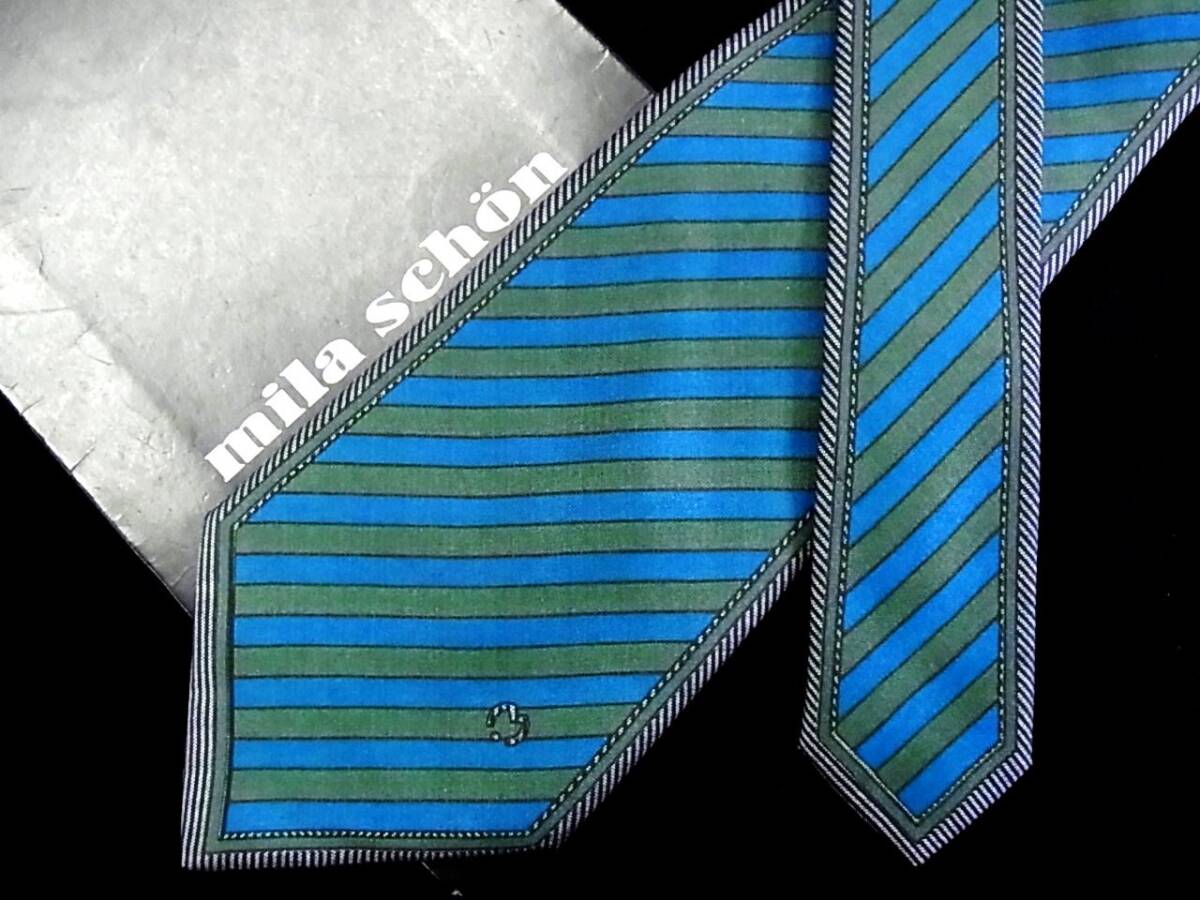 □E0277Y□USED並□ ミラショーン【Mロゴ入】ネクタイ拍卖