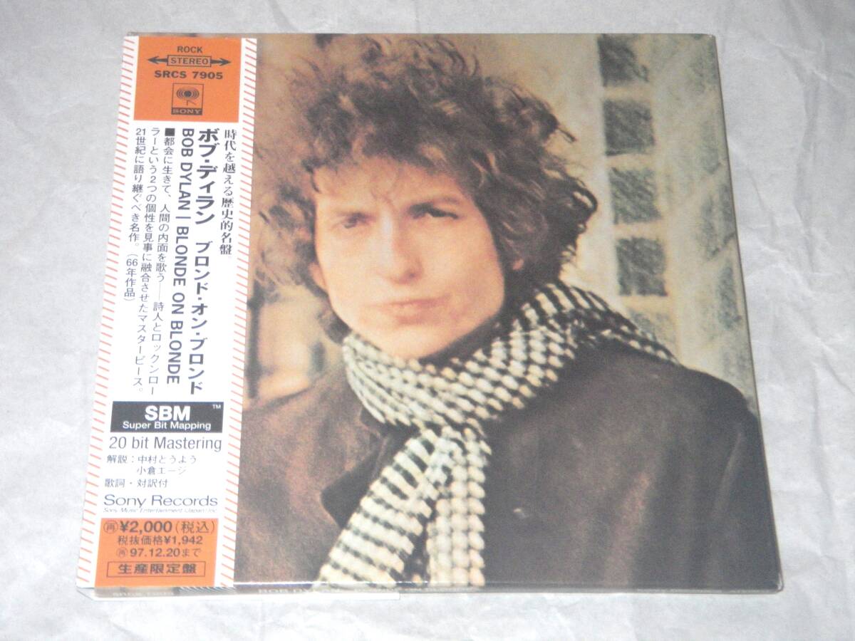 ●ボブ・ディラン/BOB DYLAN【BLONDE ON BLONDE】CD/紙ジャケ/1995年20bitマスタリング●拍卖