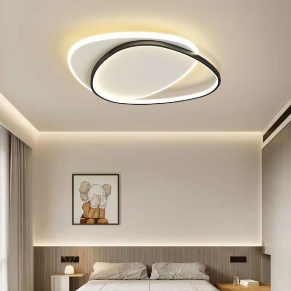調光調色対応 LEDシーリングライト 6~10畳|リモコン&スマホ操作 北欧風おしゃれ照明 リビング/寝室/カフェ用(45CM)拍卖
