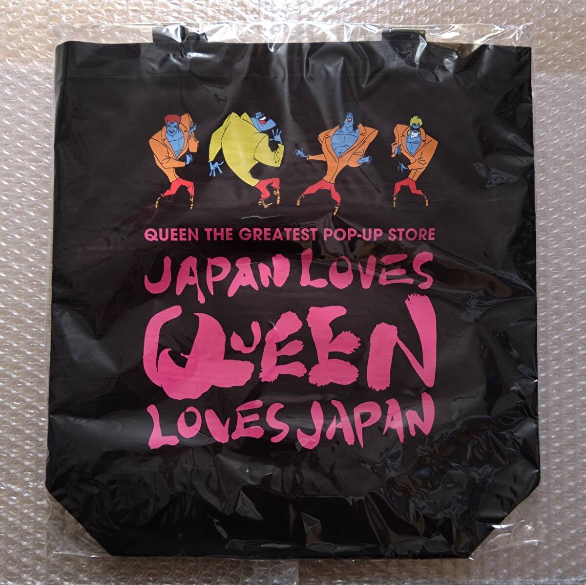 【新品未開封】 Queen The Greatest 2024 トートバッグ クイーン Tote bag black 黒拍卖