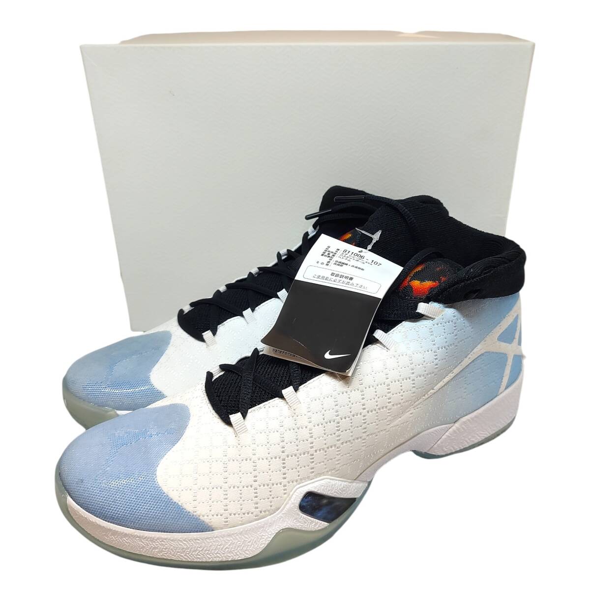 NIKE ナイキ Air Jordan 30 UNC スニーカー 811006 107 29 ブルー系×ホワイ糸拍卖