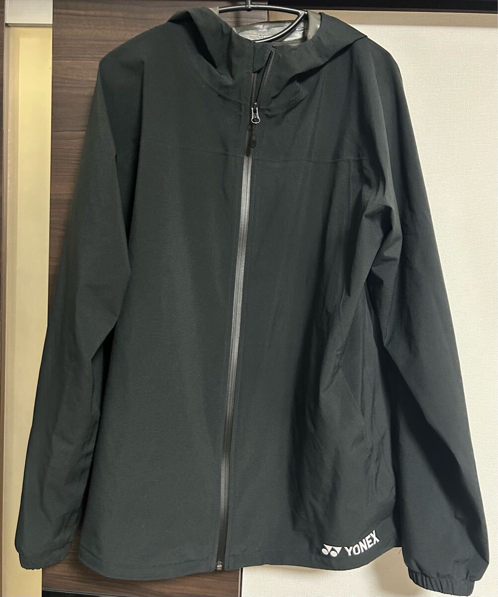送料無料 ヨネックス ユニXO ブラック パーカー 軽量 シンプル 人気 ジャケット フーディ 黒 希少サイズ 希少デザイン 美品拍卖
