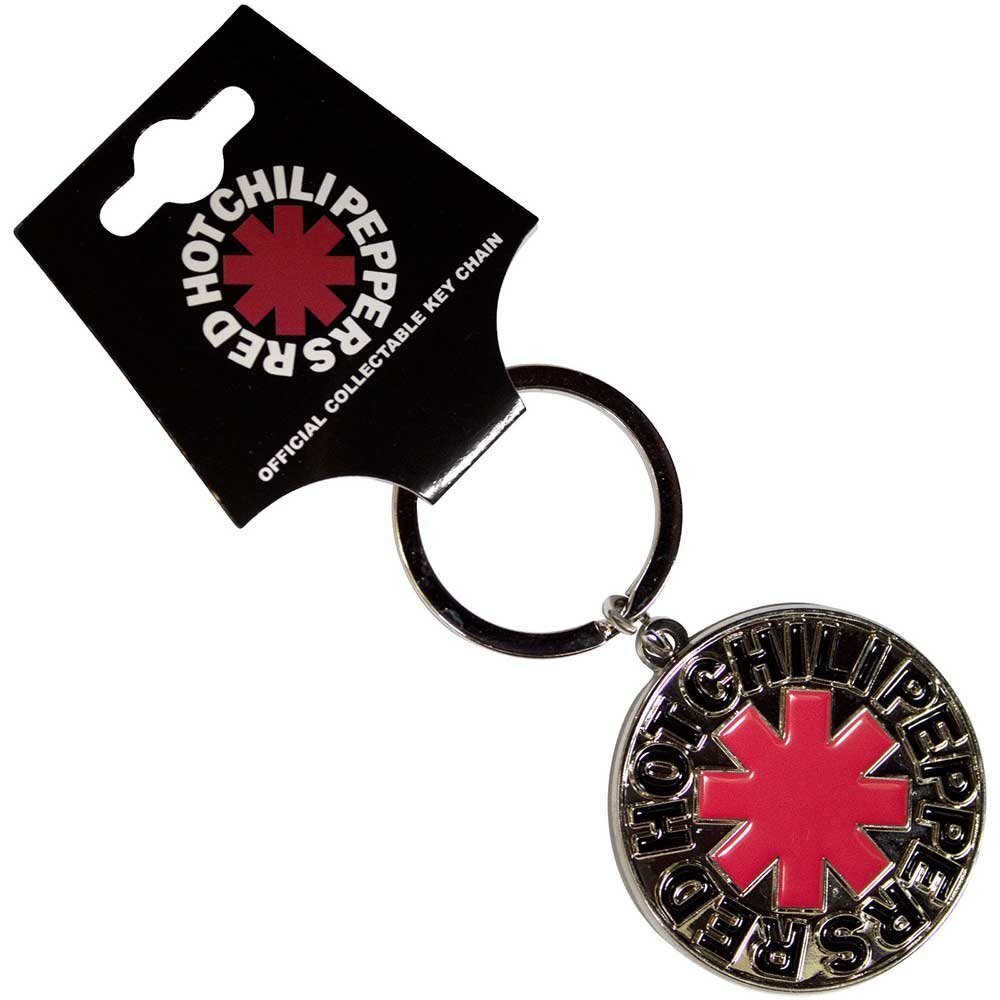 ★レッド ホット チリ ペッパーズ キーチェーン Red Hot Chilli Peppers Asterisk Logo 正規品 レッチリ RHCP 雑貨拍卖