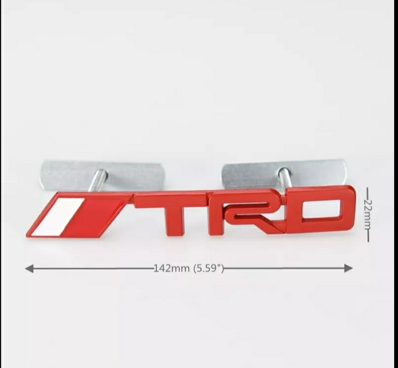 TRDグリルバッジ レッド拍卖