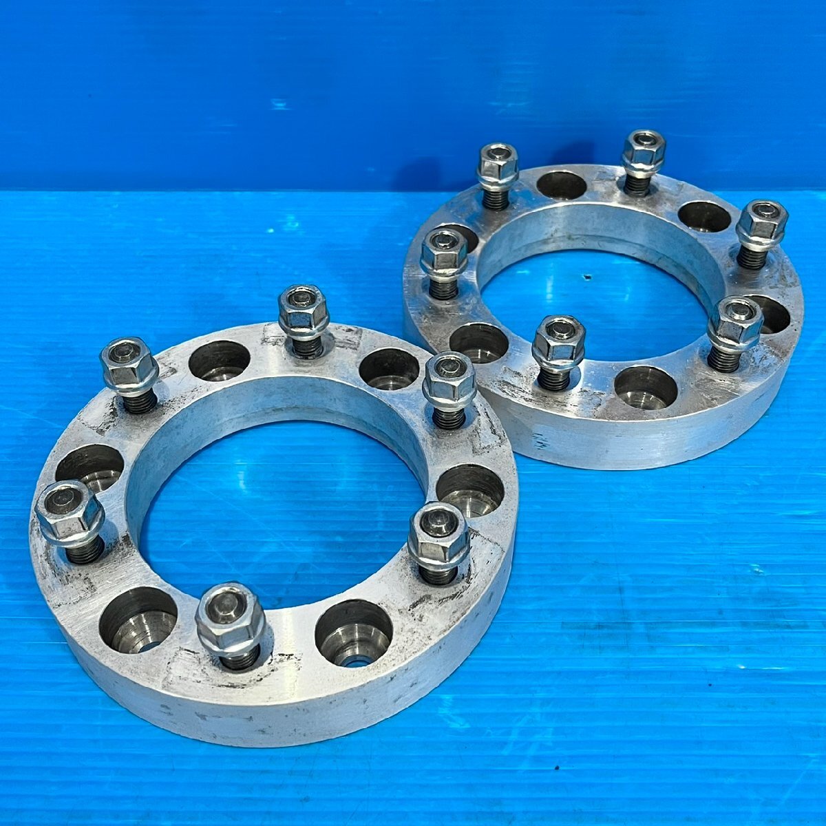 【①良品 ワイトレ 30mm】KYO-EI KICS WIDE TREAD SPACER 2枚 6H PCD139.7 協永 キックス スペーサー ランクル ハイラックス ハイエース拍卖