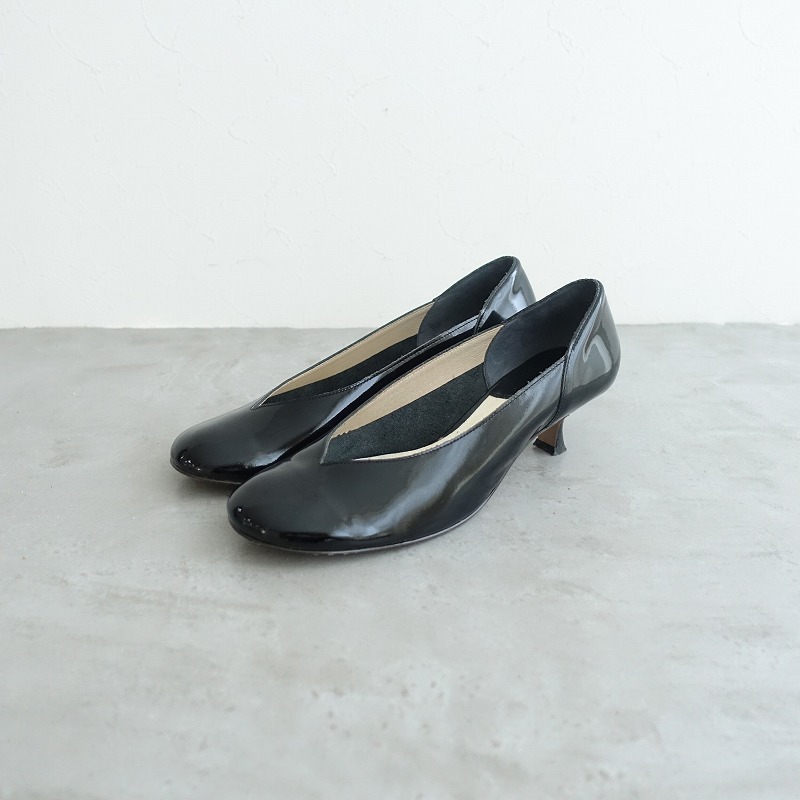 ロイヤルバーニッシュ ROYAL Burnish *エナメルパンプス 38/24*黒0525(sh10-2505-135)【41F52】拍卖