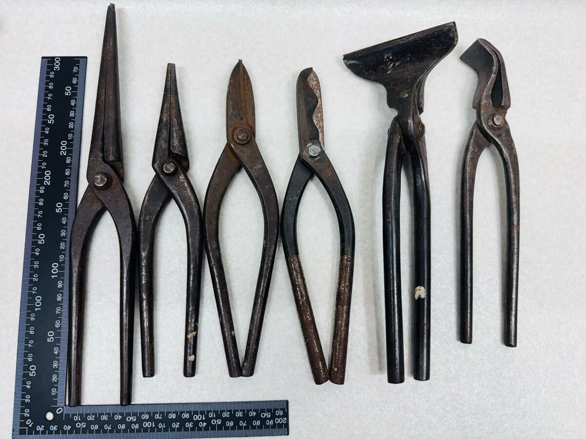 板金工具6点セット 森貞 盛光 板金鋏 板金工具拍卖
