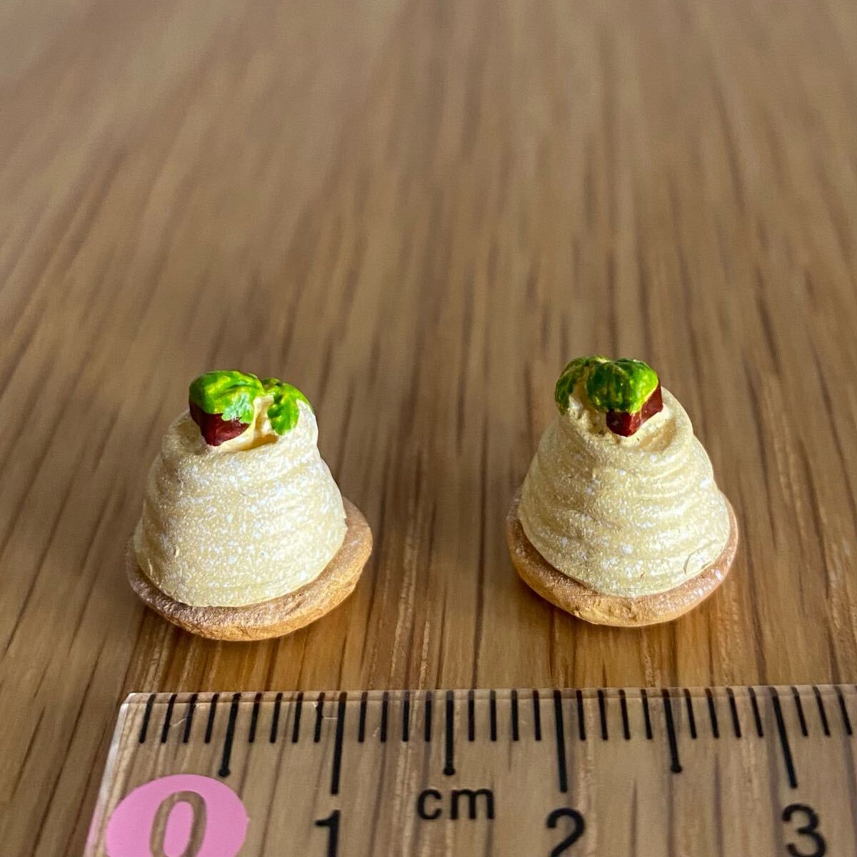 ミニコレ(単品)*モンブランタルト×2*バラ売り ミニチュア ドールハウス 私のケーキ屋さん 拍卖