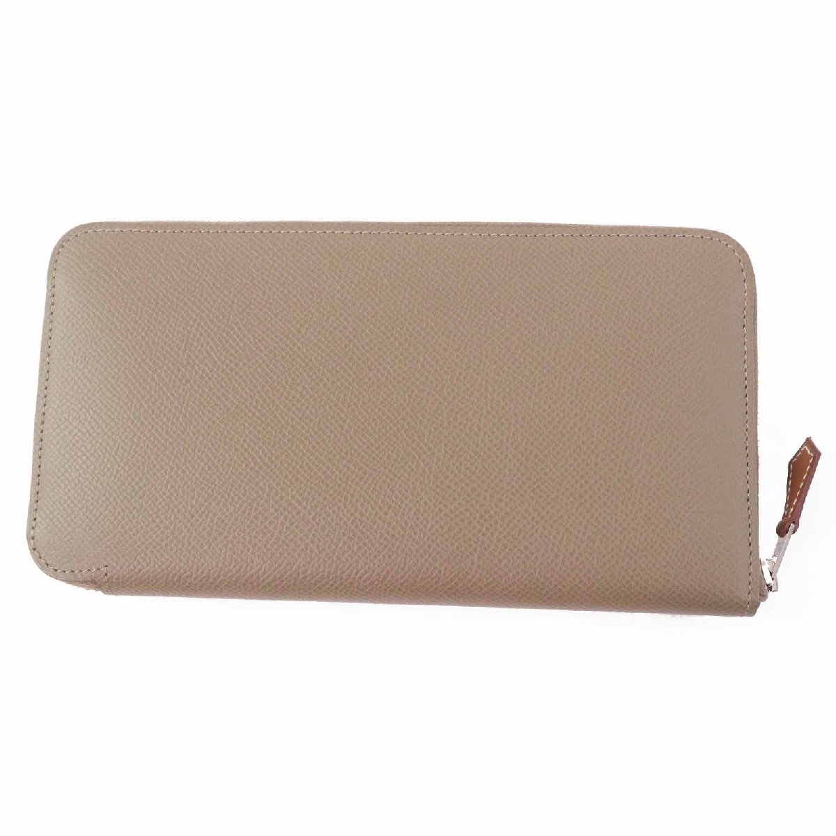 未使用品◎HERMES エルメス アザップ ロング シルクイン エトゥープ ヴォーエプソン 長財布 W刻印 箱付き フランス製 正規品 レディース拍卖