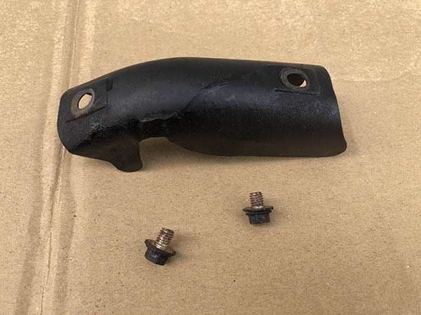 ホンダ スーパーディオ 純正 マフラーガード DIO AF27 AF28 ヒートガード マフラーカバー拍卖