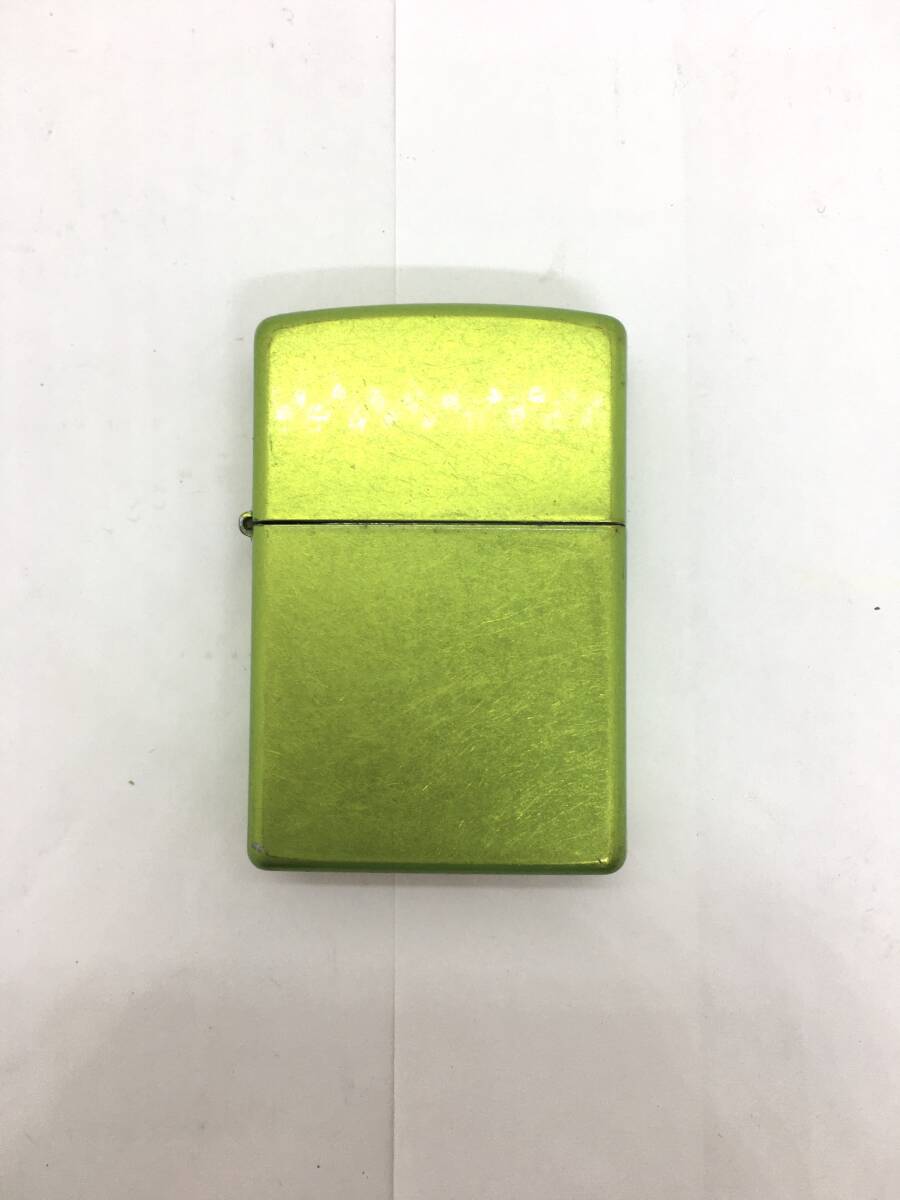 Zippo ジッポ オイルライター チタンコーティング グリーン 黄緑 2014年製 BRADFORD拍卖