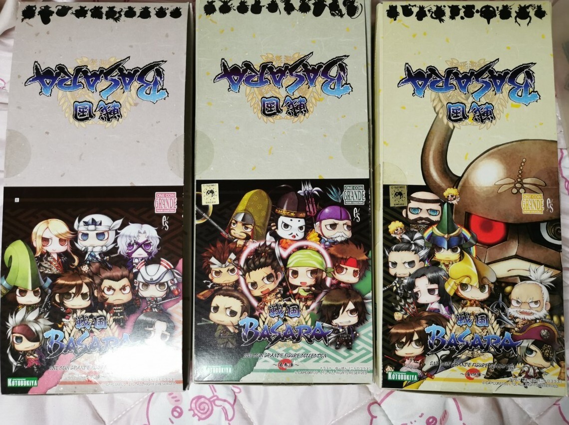 戦国BASARA ワンコイングランデフィギュアコレクション 第弐陣、第参陣、第四陣 ほぼ未開封、おそらく全種あり拍卖