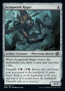 (英語)屑鉄造りの憤怒獣/Scrapwork Rager_無色_BRO-123拍卖