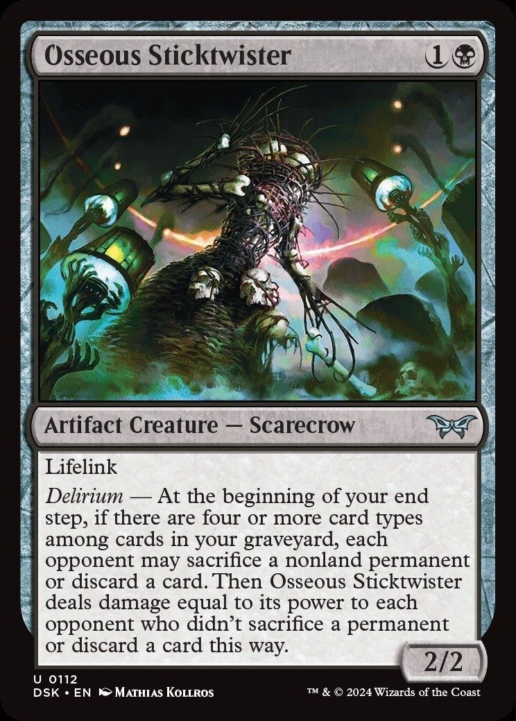 (英語)骨造りの棒編み/Osseous Sticktwister_黒_DSK-112拍卖