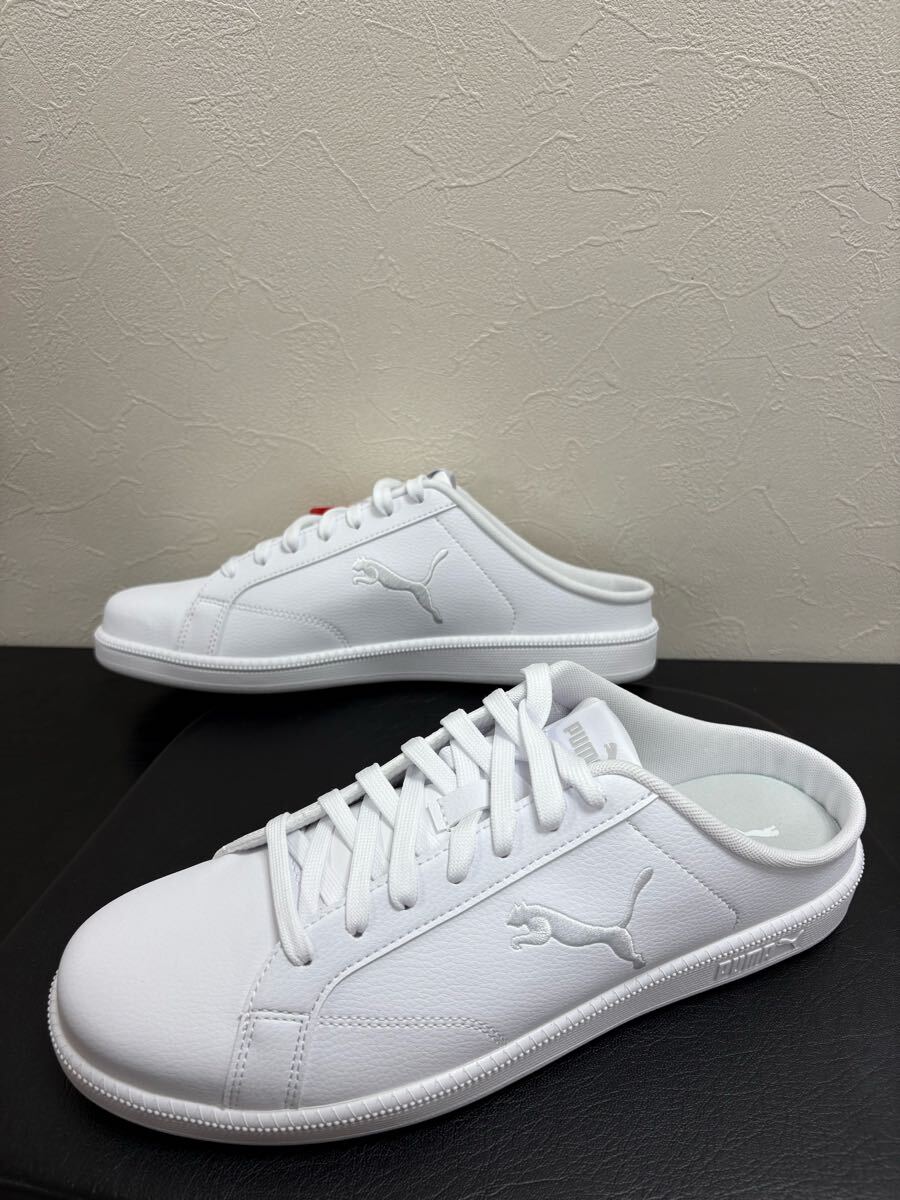 ■新品★28cm★PUMA Smash Cat SL Mule★394188 01★メンズミュール★ホワイト■拍卖