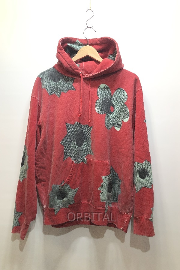 経堂) シュプリーム SUPREME ネイトロウマン Nate Lowman フーデッド スウェットシャツ パーカー サイズM 使用感有拍卖