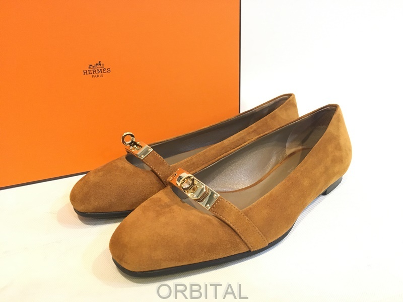二子玉) HERMES エルメス ケリー スエードパンプス ブラウン レディース 35 22.5cm相当 イタリア製 美品 箱付き拍卖