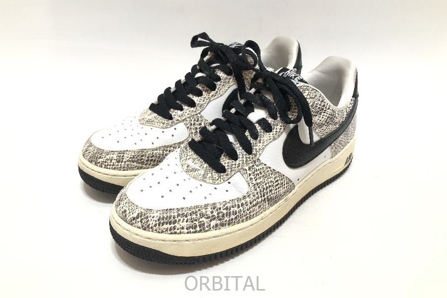 経堂) ナイキ NIKE エアフォース1 AIR FORCE 1 ローレトロ スネーク SNAKE 白蛇 復刻 845053-104 サイズ26.5 スニーカー拍卖