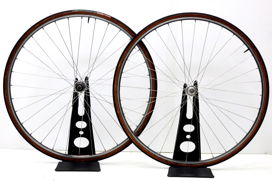 ★★シマノ SHIMANO HB-7700 / FIR ホイールセットアルミ 700C 8-9速 リムブレーキ チューブラー シマノフリー拍卖