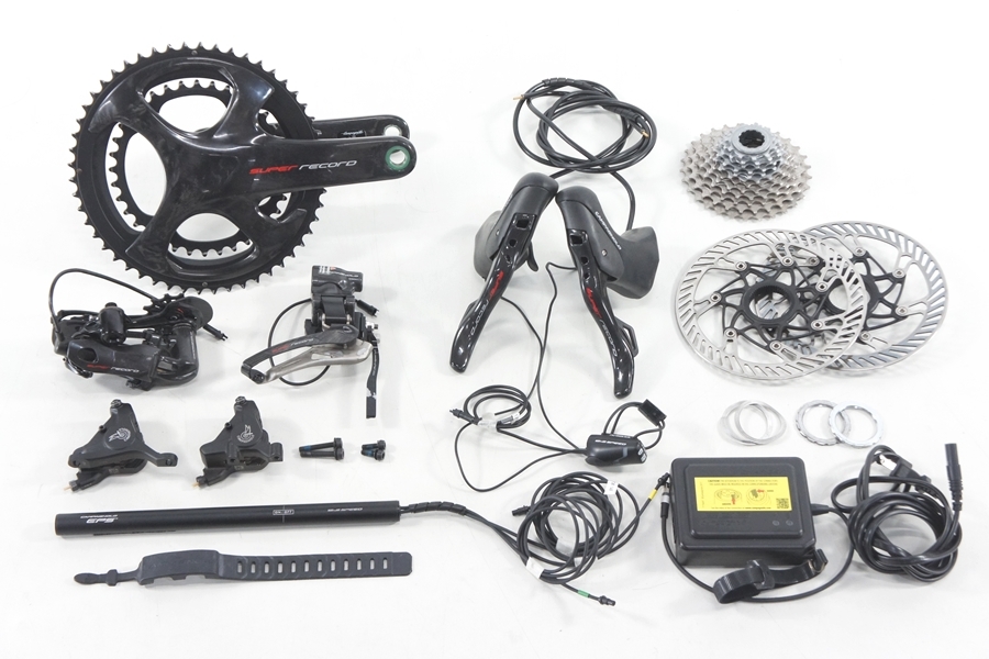 ◆◆カンパニョーロ CAMPAGNOLO スーパーレコード SUPER RECORDEPS EPS V4 2x12速 ST FC FD RD CS 52/36 165mm ディスク 11-29 コンポ拍卖
