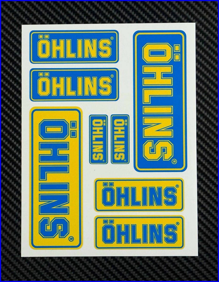 オーリンズ OHLINS ステッカー イエロー S188拍卖
