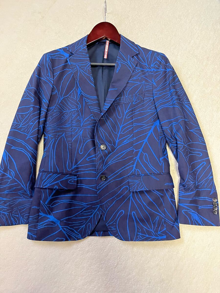 ユナイテッドアローズ サマージャケット ブルー サイズ46 クリーニング 済み美品拍卖