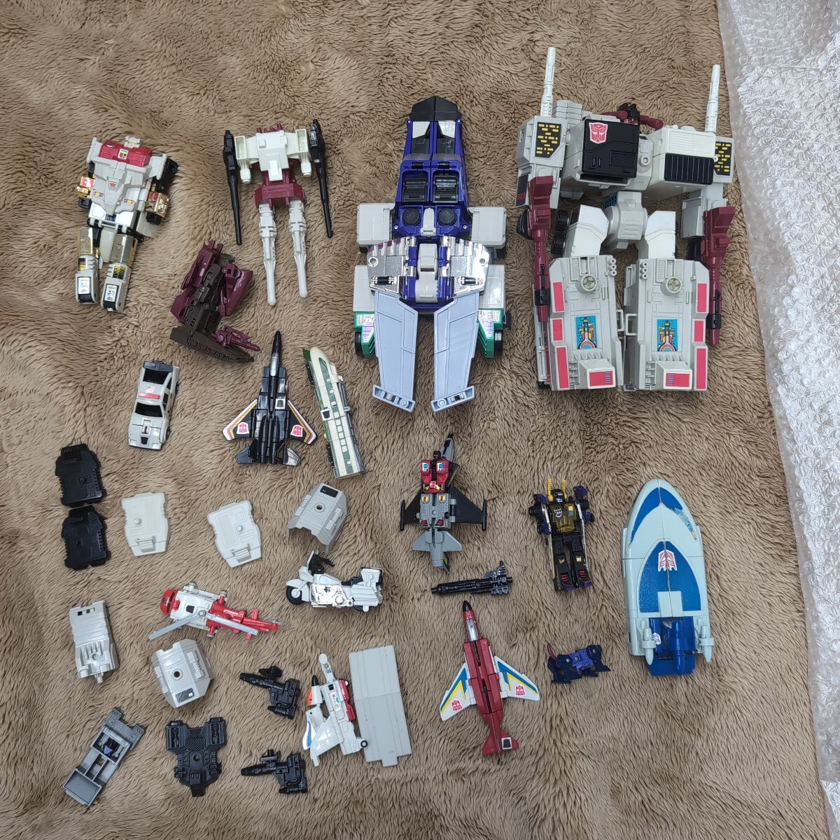 TAKARA タカラ 超ロボット生命体 トランスフォーマー スクランブルシティ メトロフレックス コンピューティコンまとめて 箱無拍卖