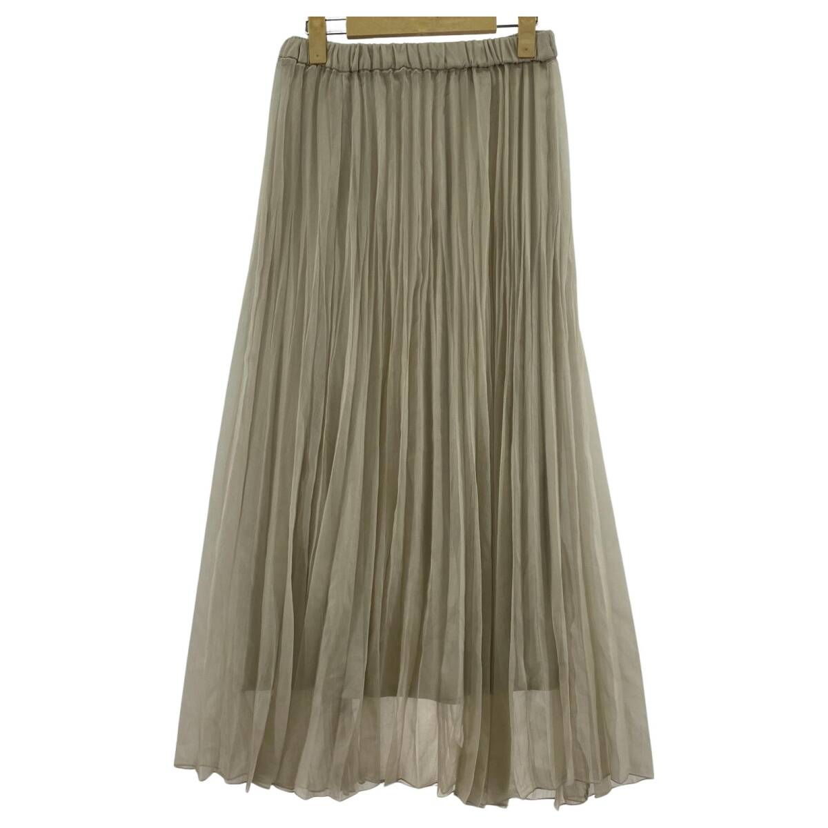 BAYFLOW ベイフロー シアープリーツ スカート size全て2/アイボリー ゆうパケットOK拍卖