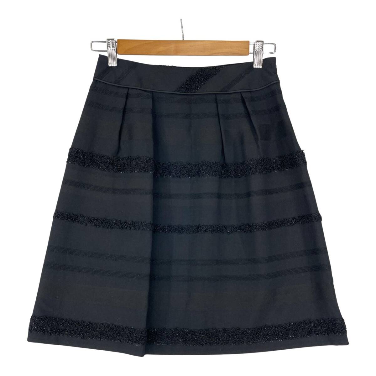 Reflect リフレクト タック スカート size9/ブラック拍卖