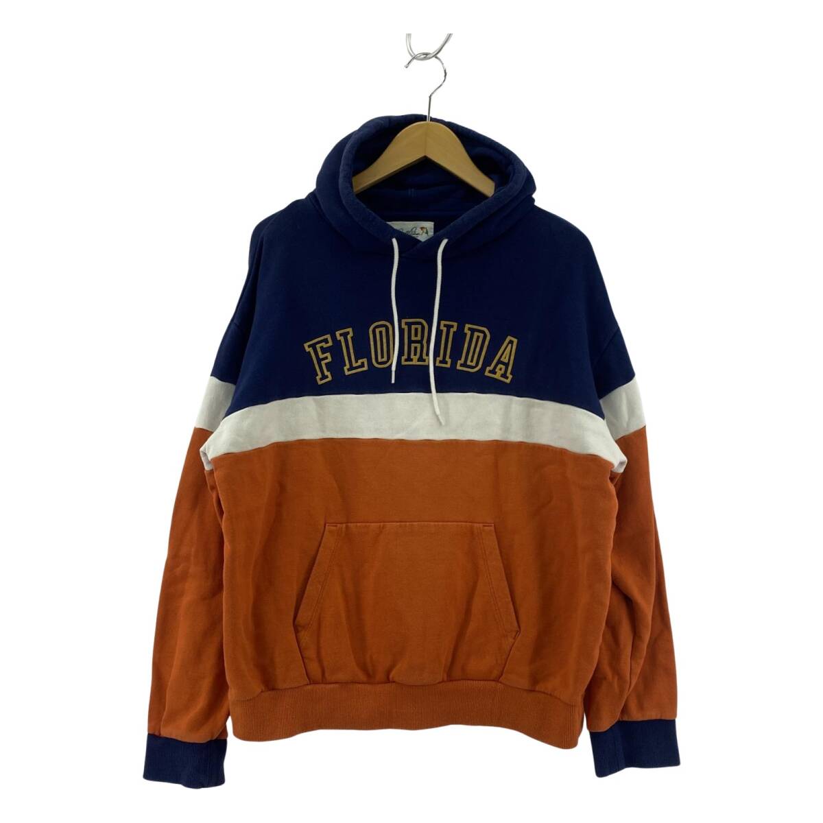ArnoldPalmer アーノルドパーマー プルオーバー パーカー size3/ネイビー×オレンジ拍卖