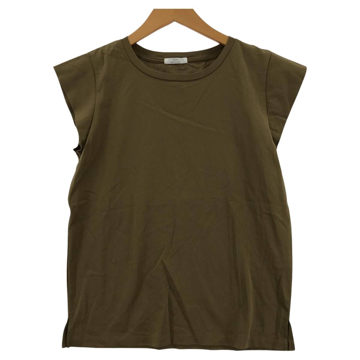 ITEMS URBAN RESEARCH アイテムズ アーバンリサーチ カットソー sizeFree/カーキ ゆうパケットOK拍卖