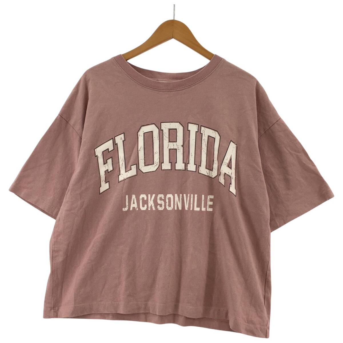 niko and ニコ アンド 文字プリント カットソー size表記なし/ピンク系 ゆうパケットOK拍卖