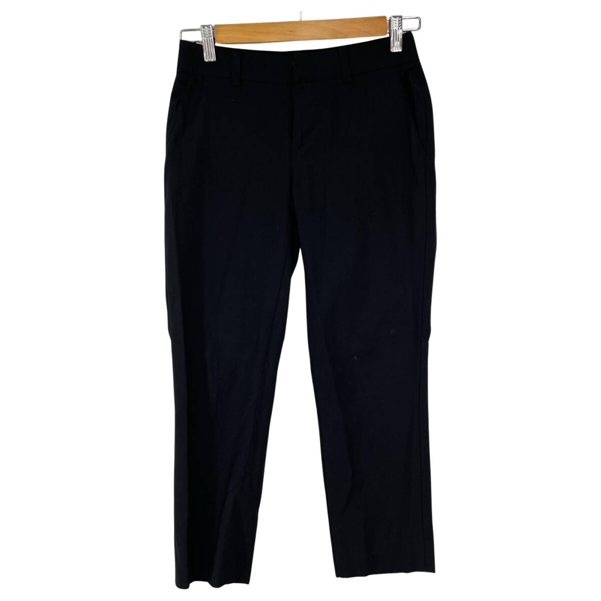 Des Pres デプレ クロップドパンツ size00/ブラック ゆうパケットOK拍卖