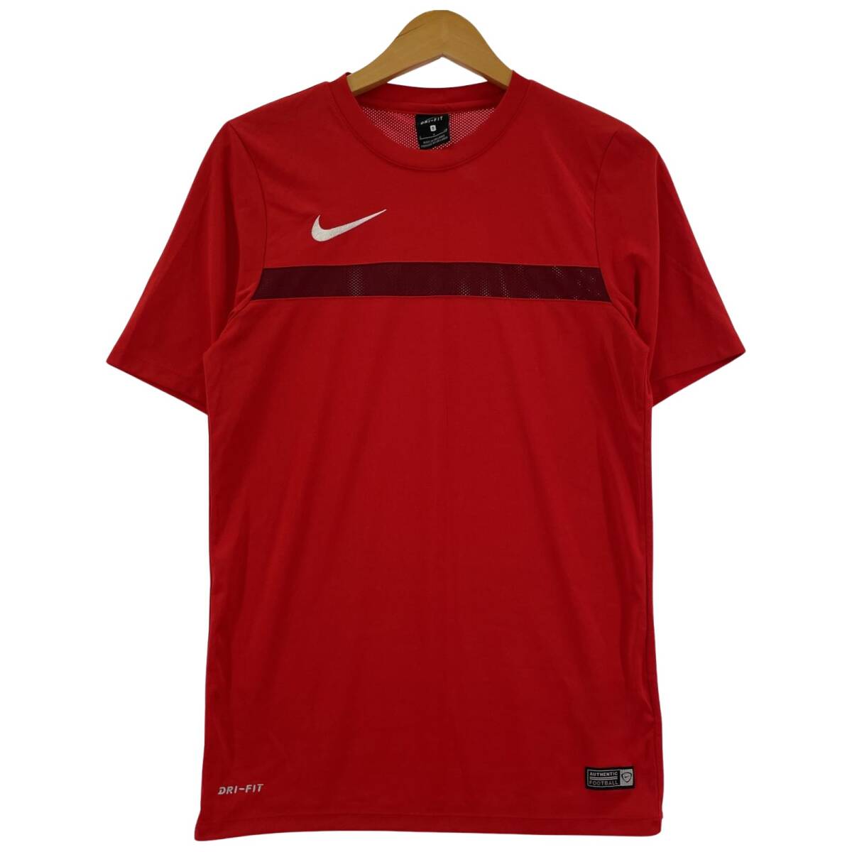 NIKE ナイキ メッシュ切替 カットソー sizeS/レッド拍卖