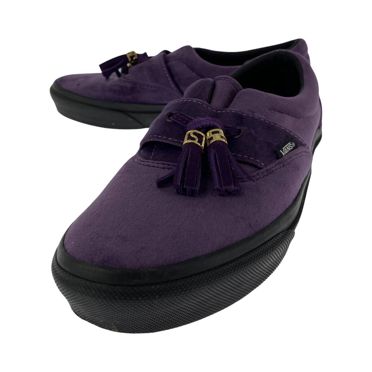 VANS バンズ タッセル スリッポン size24.5/パープル拍卖