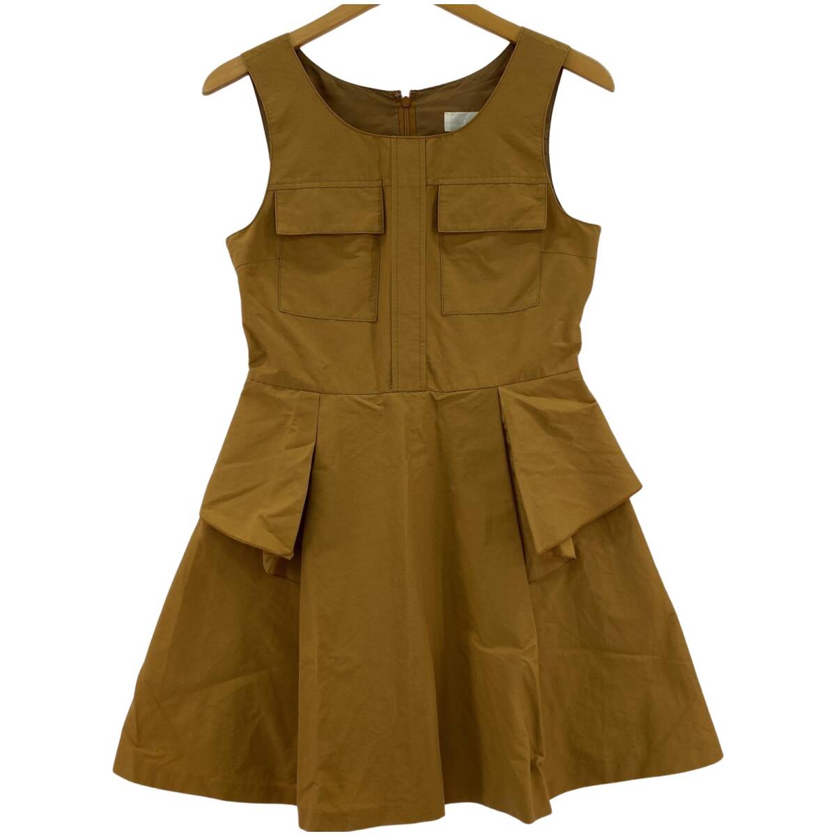 JILLSTUART ジルスチュアート フロントポケット ワンピース size2/ブラウン拍卖