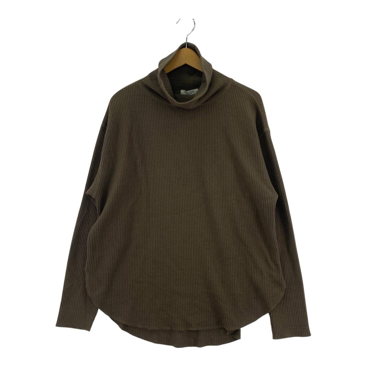 FREAK'S STORE フリークスストア ワッフルハイネック カットソー sizeF/カーキ拍卖