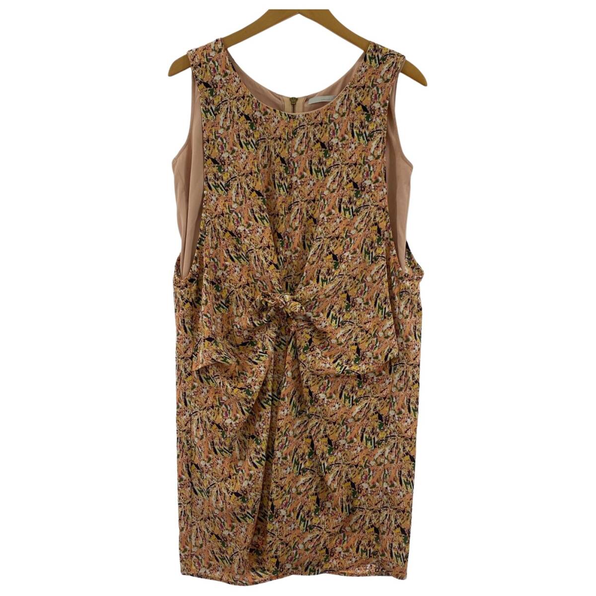 OPAQUE.CLIP オペークドットクリップ ノースリーブ ワンピース size38/M/ピンク系拍卖