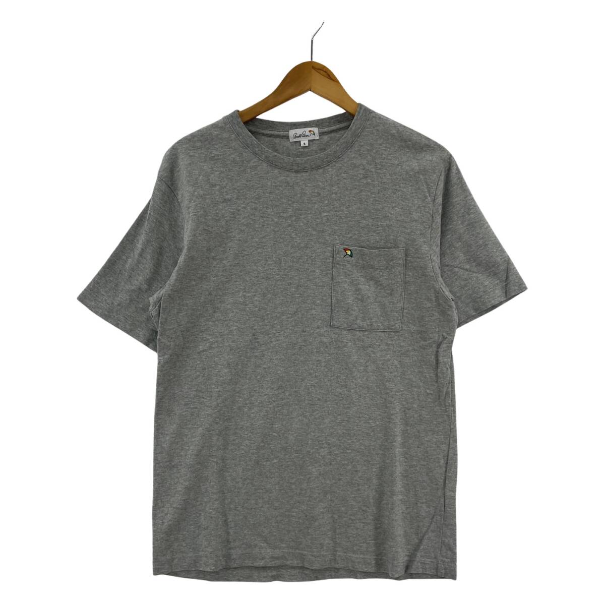 ArnoldPalmer アーノルドパーマー 胸ポケット 半袖Tシャツ sizeS/グレー ゆうパケットOK拍卖