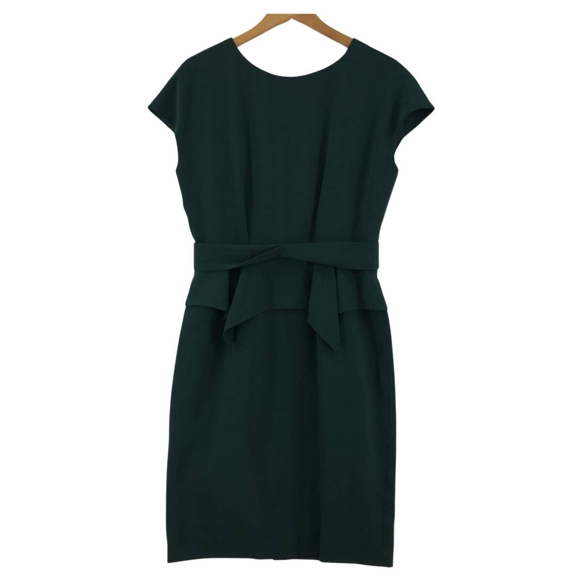 GRANDTABLE グランターブル フレンチスリーブ とろみ ワンピース size表記なし/グリーン拍卖