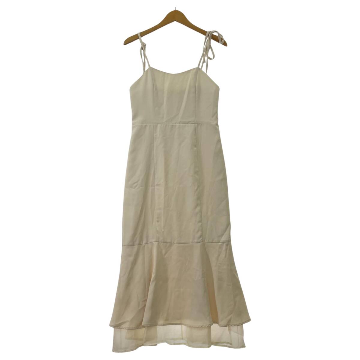 apres jour アプレジュール フレア ワンピース sizeLL/アイボリー拍卖