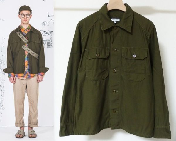 Engineered Garments エンジニアードガーメンツ Field Shirt Reversed Sateen フィールド シャツ XS拍卖