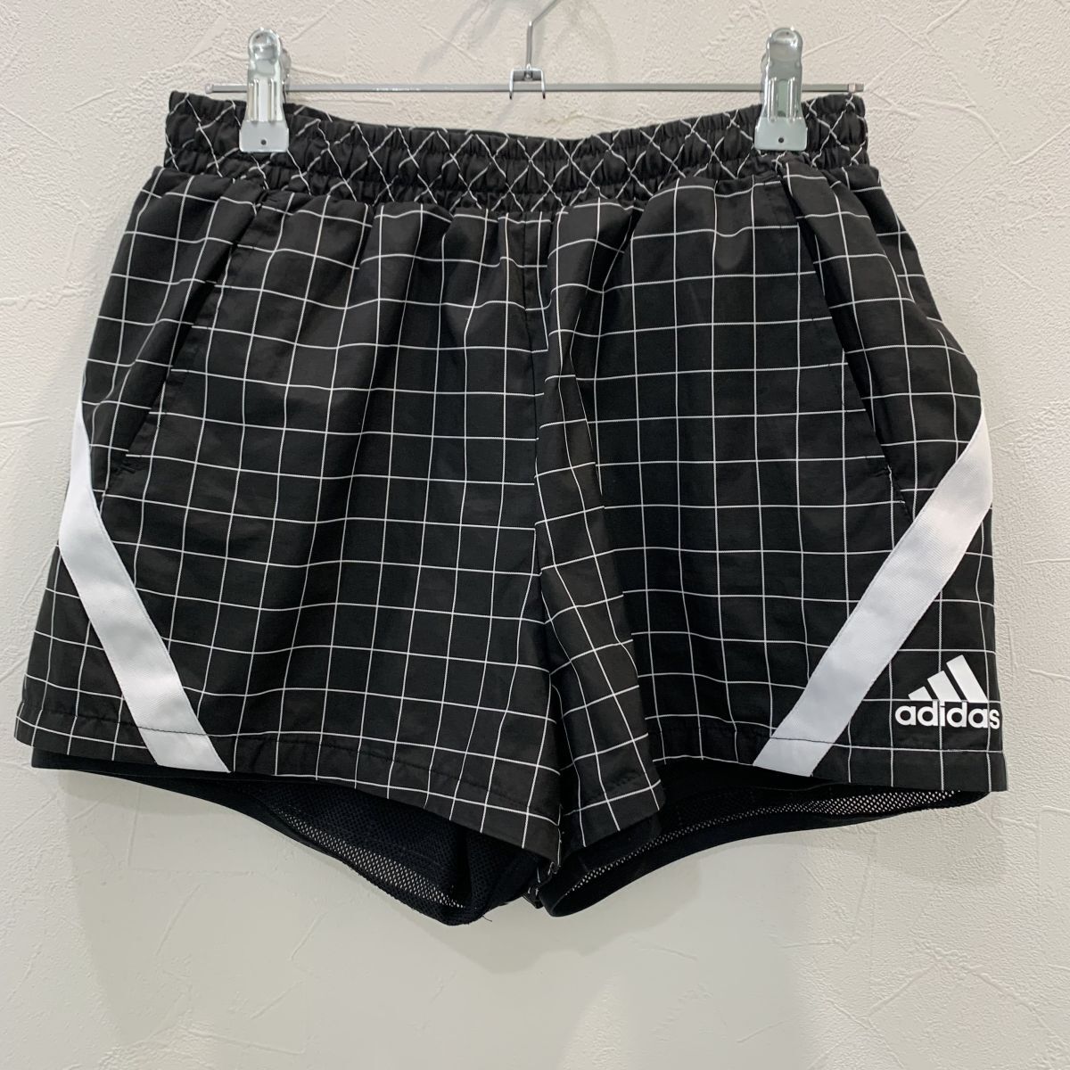 TNZ2158 adidas サポーター ハーパン ジップポケット付き ブラック拍卖