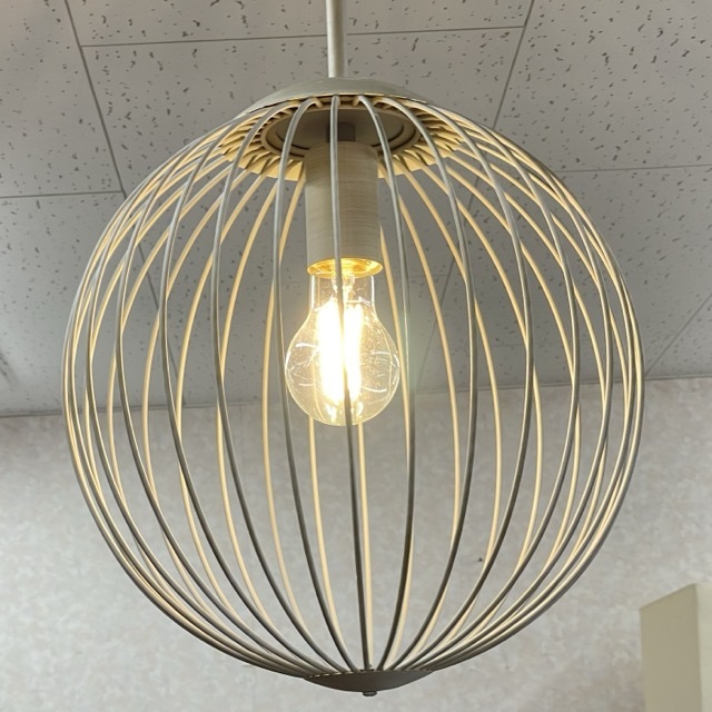 アンプール キシマ 1灯 ペンダントライト 【中古】Ampoule AMP51143 天井照明 丸型 シルバー/900314拍卖