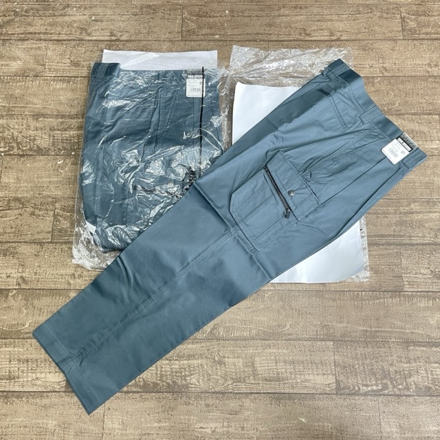 未使用 Jichodo 夏生地 作業着 パンツ 2枚セット サイズ91 シャドーブルー メンズサイズ:3L (90-95cm) No.47302/ 900408 在★3拍卖