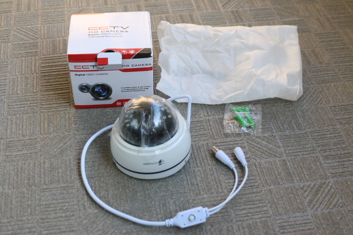 【新品】200万画素 HD-CVI 赤外線 ドーム型防犯カメラ 屋内用 BCD-FW1080P 拍卖
