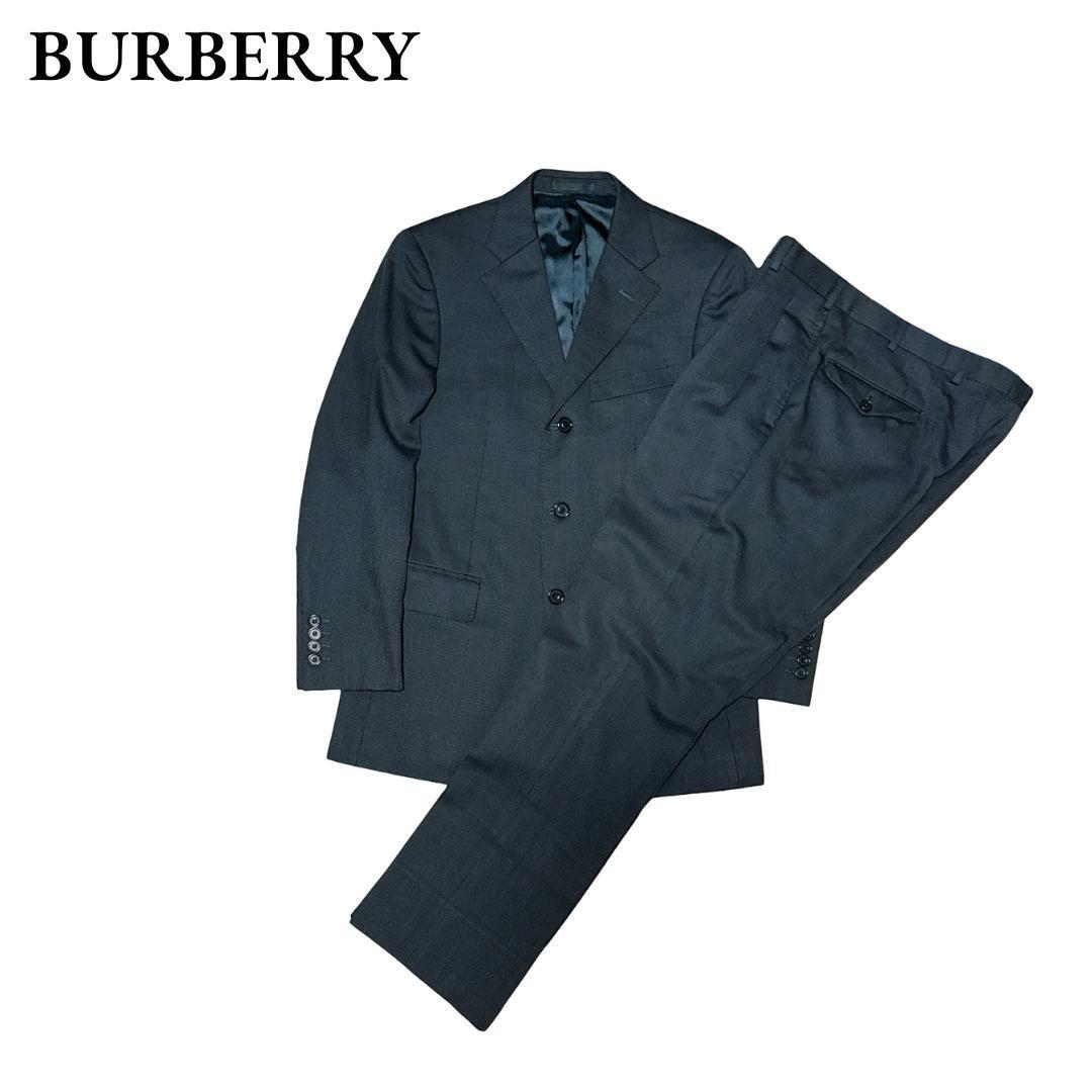 バーバリーブラックレーベル セットアップ ジャケット パンツ ブラック スーツ拍卖
