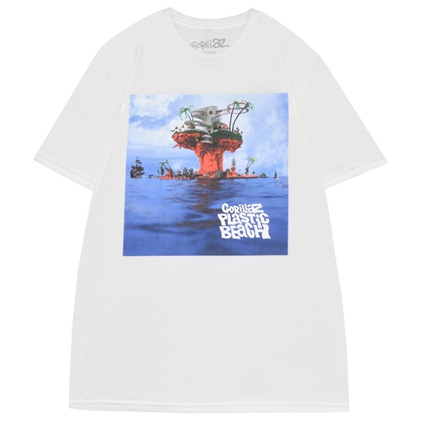 GORILLAZ ゴリラズ Plastic Beach Tシャツ XLサイズ オフィシャル拍卖