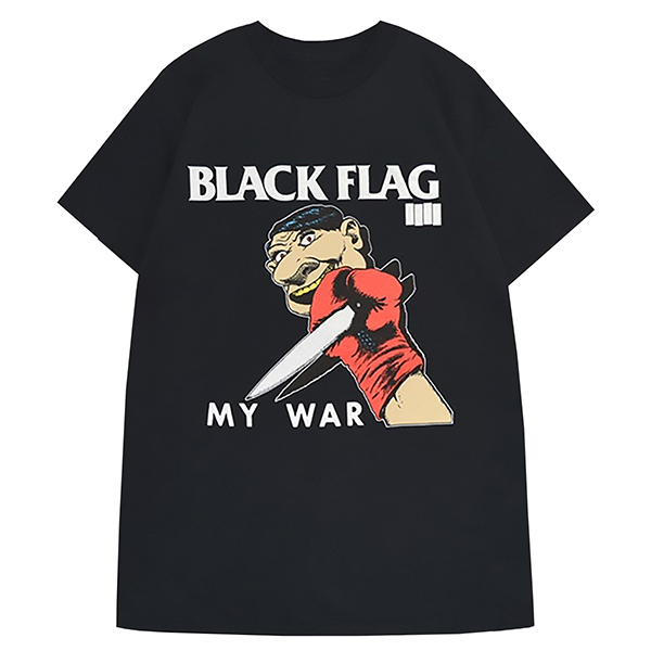 BLACK FLAG ブラックフラッグ My War Tシャツ BLACK Lサイズ オフィシャル拍卖